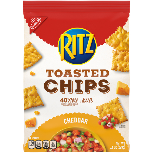 County Fair Foods Watertown Ritz OvenBaked Toasted Cheddar Chips 8.1 oz