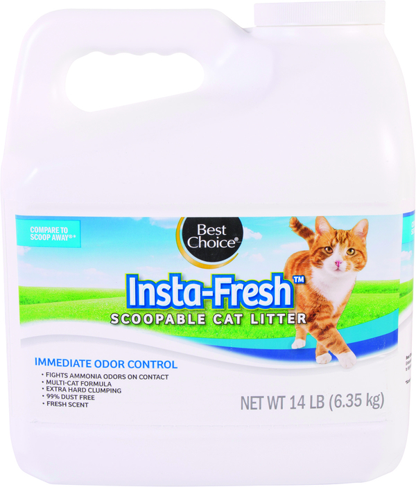 Mosers Foods Best Choice Inst Odor Control Scoop Cat Ltr 14 lb