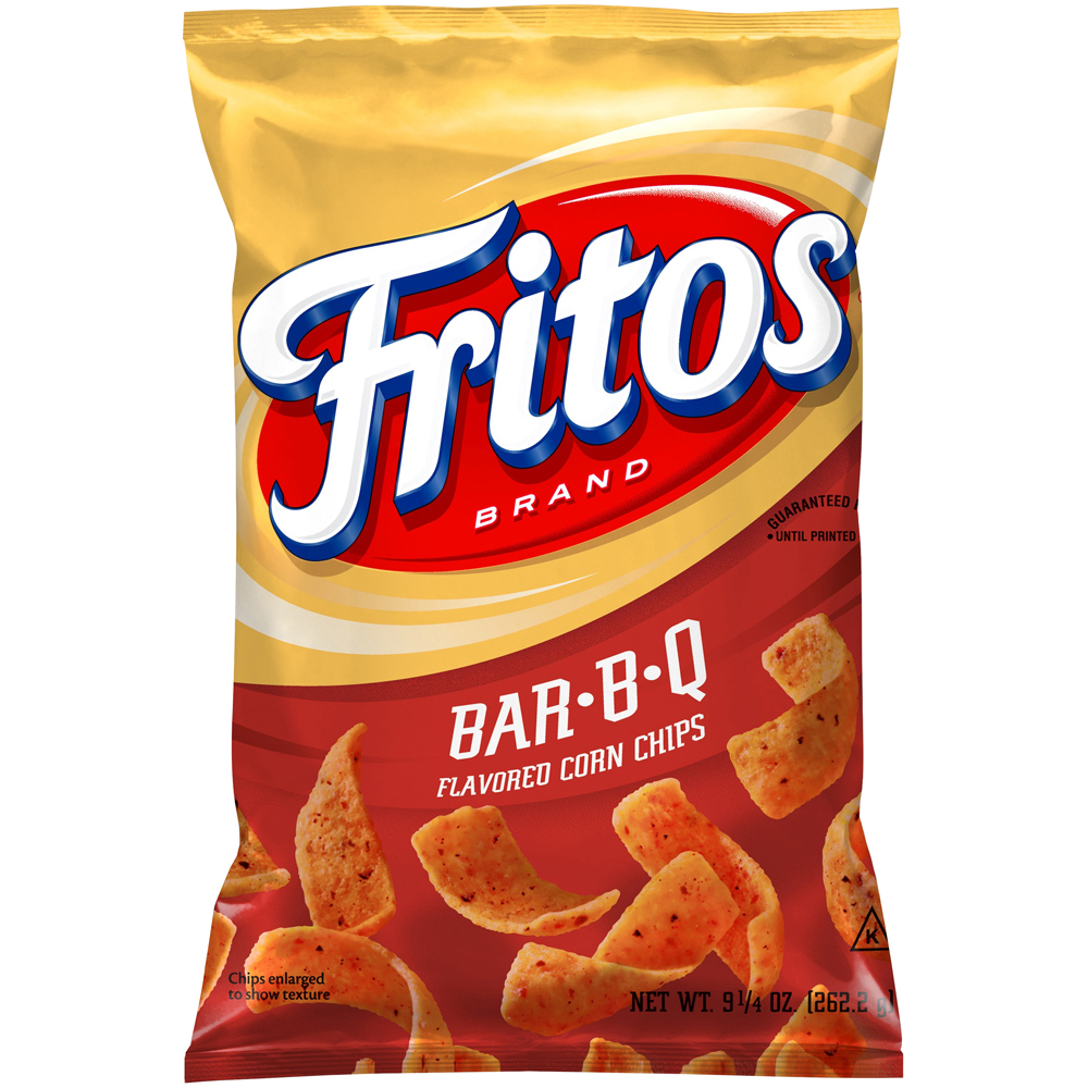 Whites Foodliner Fritos Corn Chips BarBQ Flavored 9 1/4 Oz